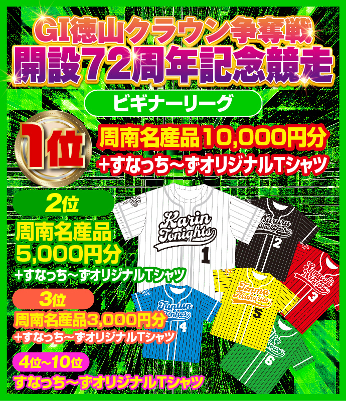 ホームランコンテンスト ビギナーリーグ賞品