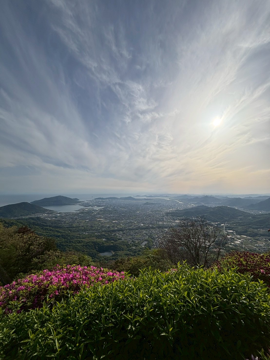 眼下に広がる景色